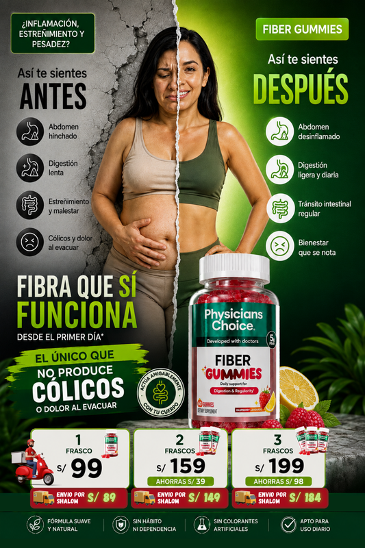 Fiber Gummies -  Salud digestiva