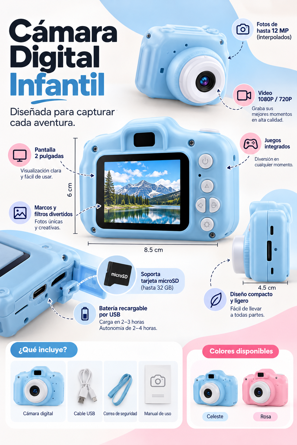 CAMARA DIGITAL INFANTIL REAL