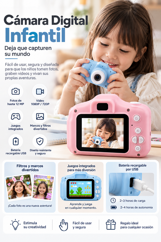 CAMARA DIGITAL INFANTIL REAL