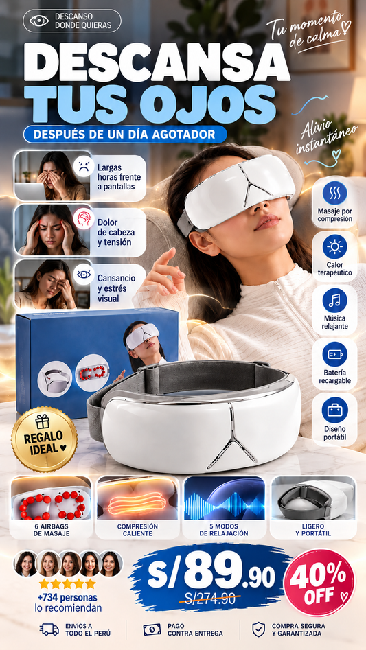 Masajeador de ojos Inteligente