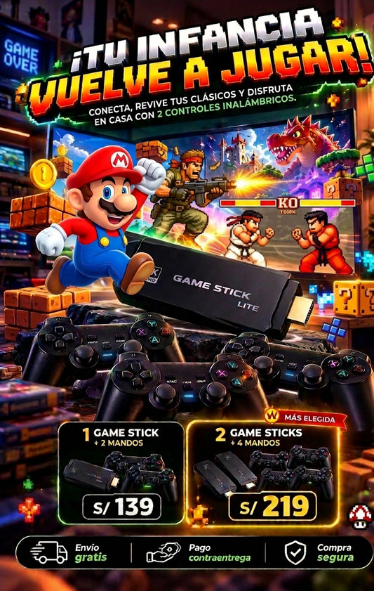 CONSOLA DE VIDEOJUEGOS RETRO