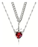 Collar pareja Magnus y Emily (Espada y Corazón)