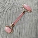 Rodillo Facial de Cuarzo Rosa + Guasha